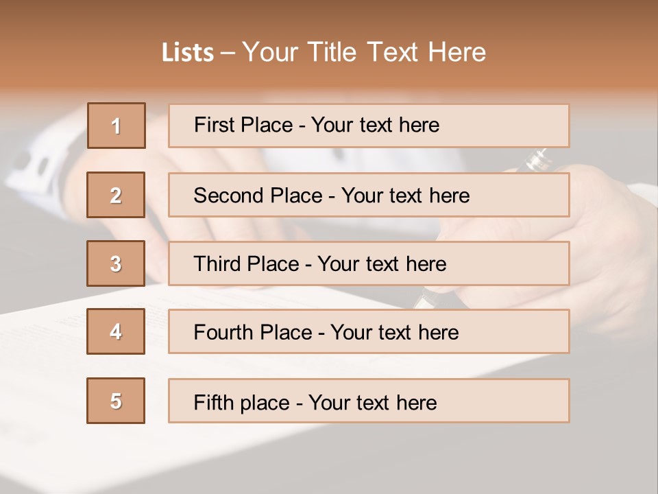 Business Professional Deal PowerPoint Template