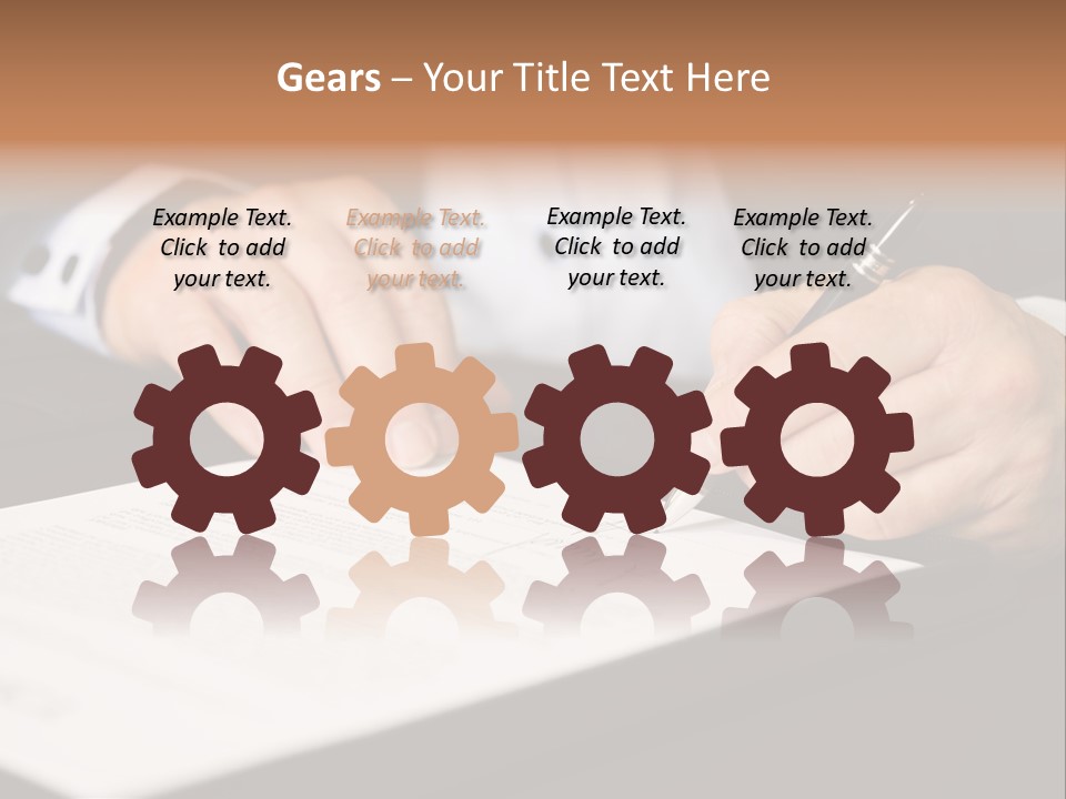 Business Professional Deal PowerPoint Template