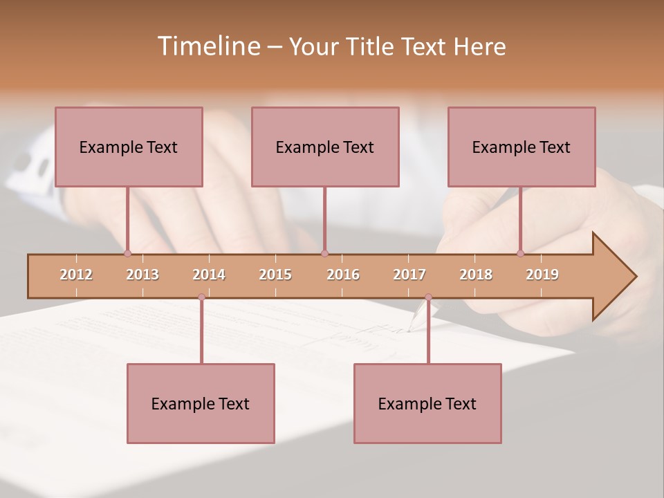 Business Professional Deal PowerPoint Template