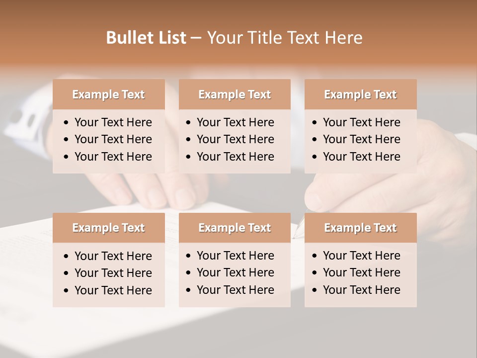 Business Professional Deal PowerPoint Template