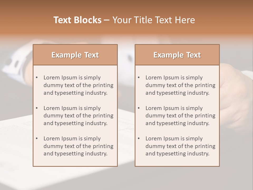 Business Professional Deal PowerPoint Template