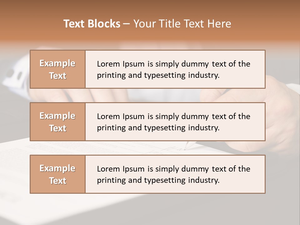 Business Professional Deal PowerPoint Template
