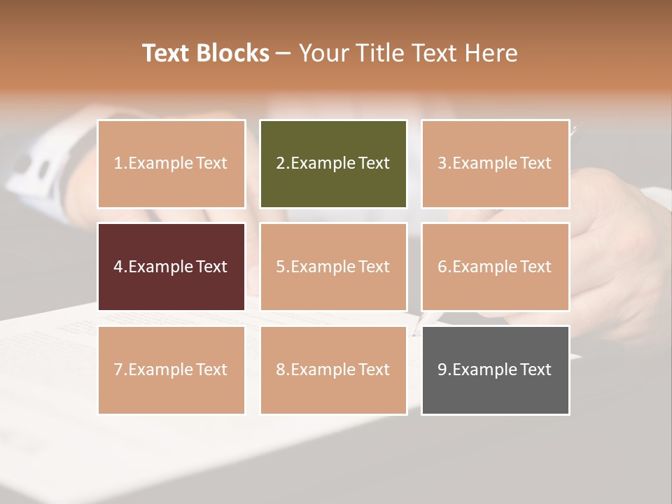Business Professional Deal PowerPoint Template