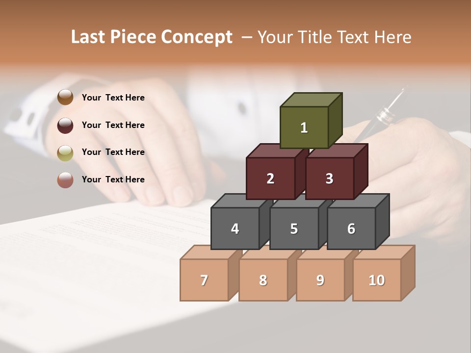 Business Professional Deal PowerPoint Template