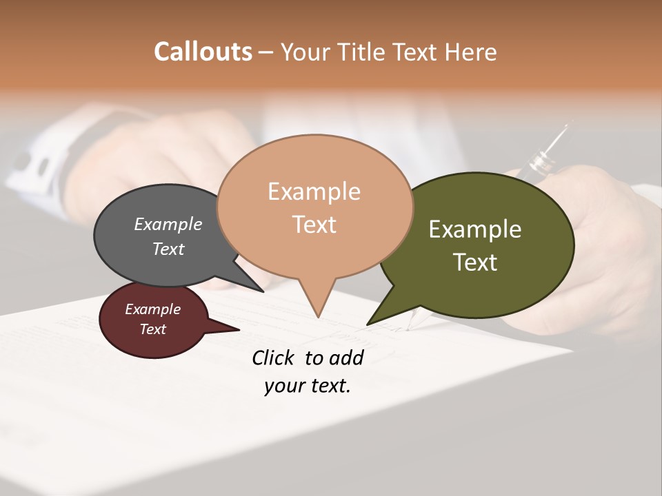 Business Professional Deal PowerPoint Template