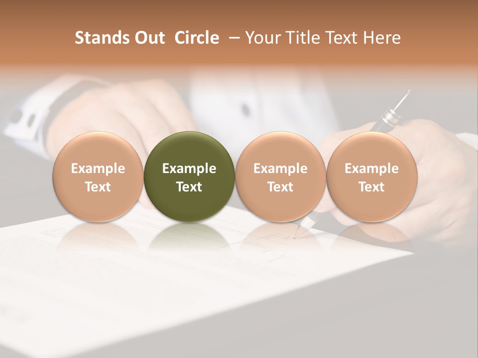 Business Professional Deal PowerPoint Template