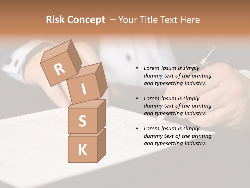 Business Professional Deal PowerPoint Template