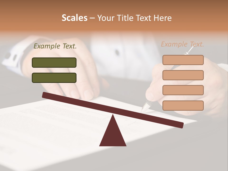 Business Professional Deal PowerPoint Template