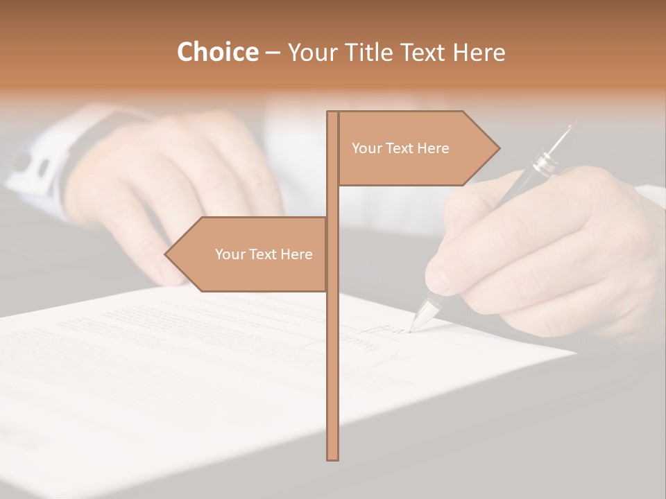 Business Professional Deal PowerPoint Template