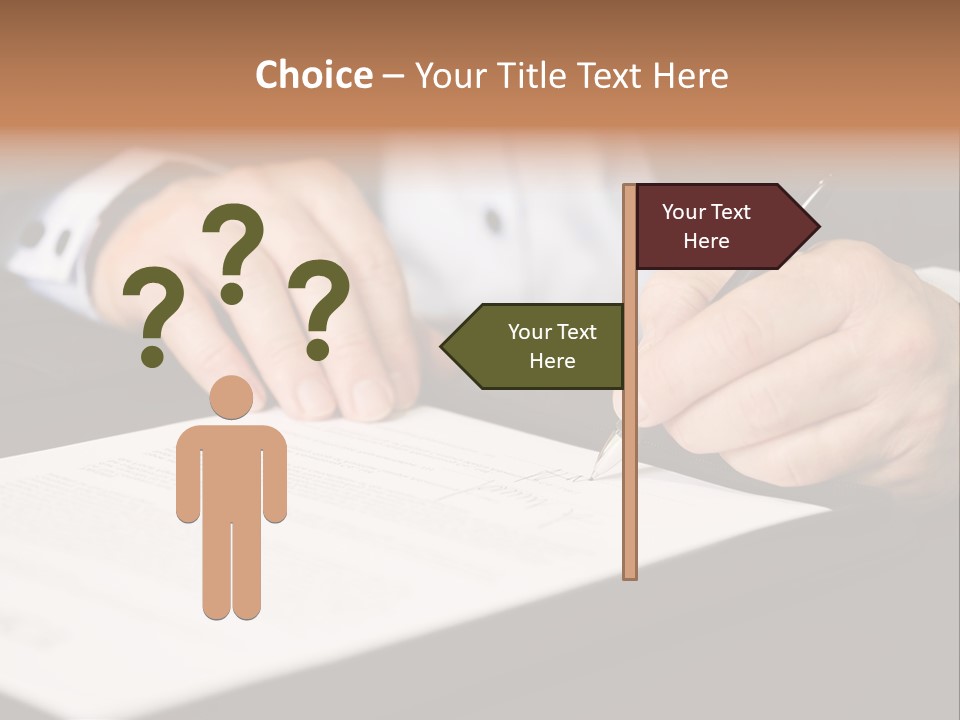 Business Professional Deal PowerPoint Template