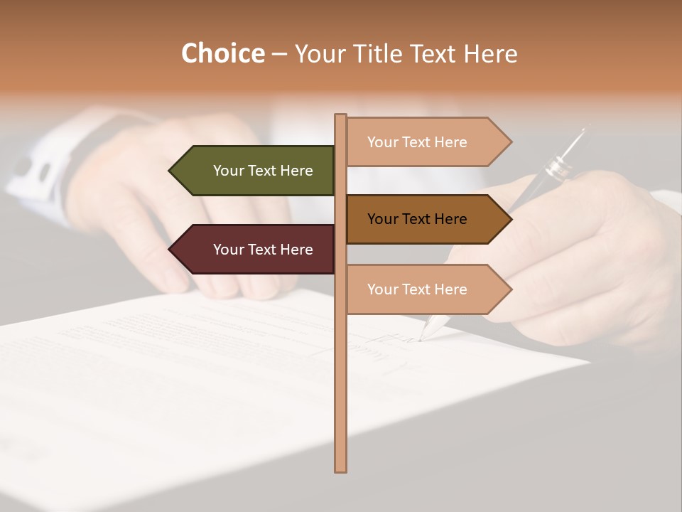 Business Professional Deal PowerPoint Template
