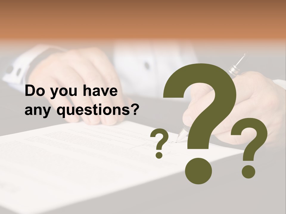 Business Professional Deal PowerPoint Template