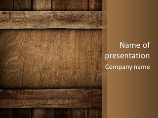 Background Wood PowerPoint Template