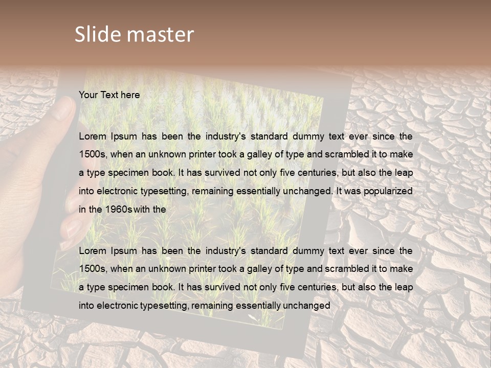Surface Land Hot PowerPoint Template