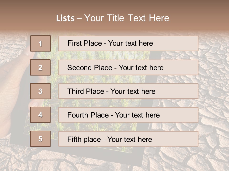 Surface Land Hot PowerPoint Template