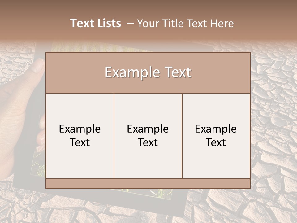 Surface Land Hot PowerPoint Template