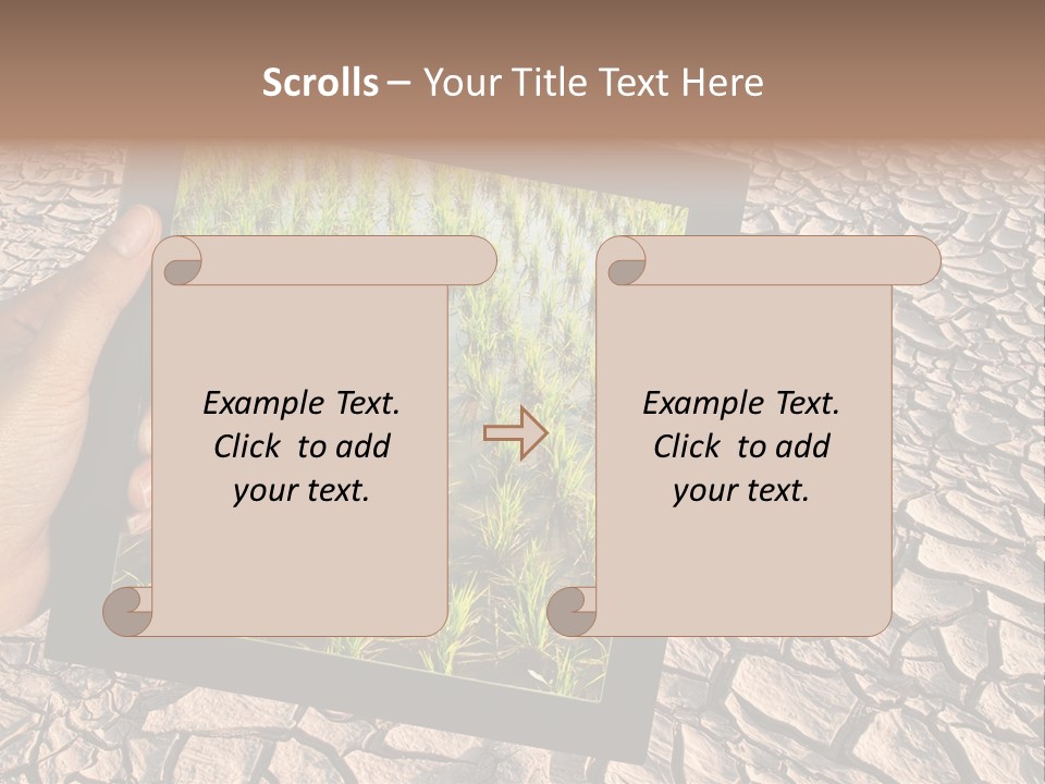 Surface Land Hot PowerPoint Template