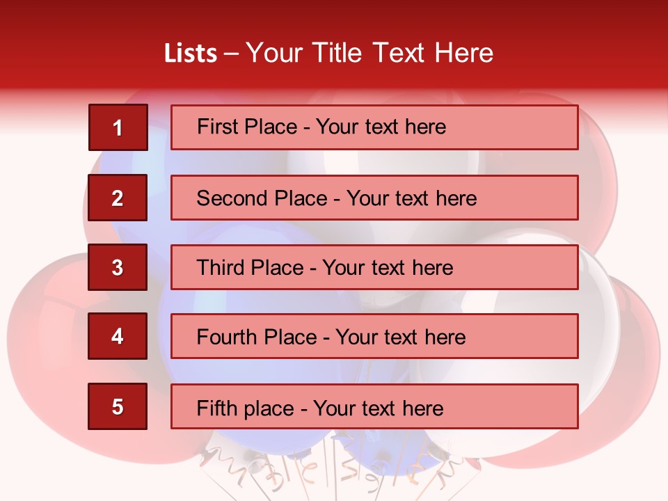 American Occasion Bunch PowerPoint Template