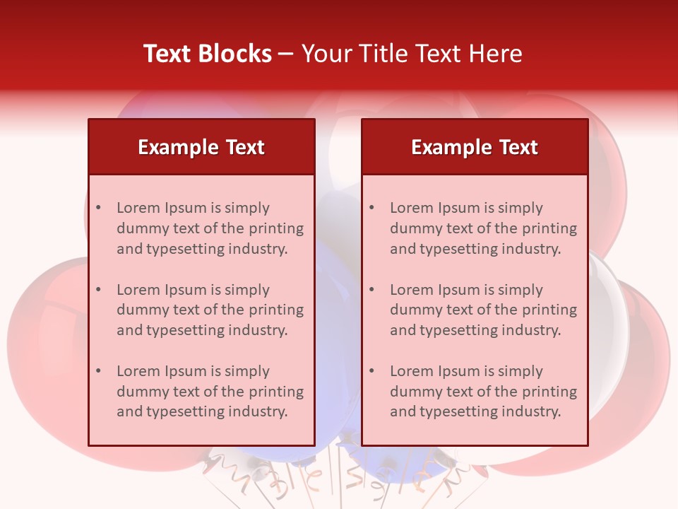 American Occasion Bunch PowerPoint Template