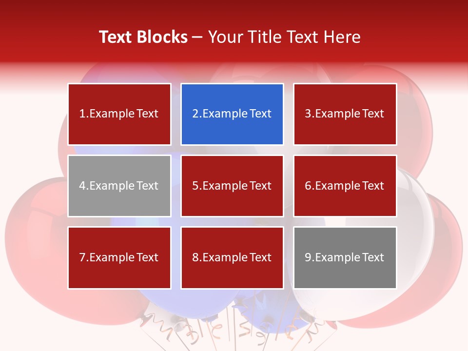 American Occasion Bunch PowerPoint Template