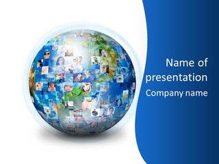 Friends Communication Map PowerPoint Template