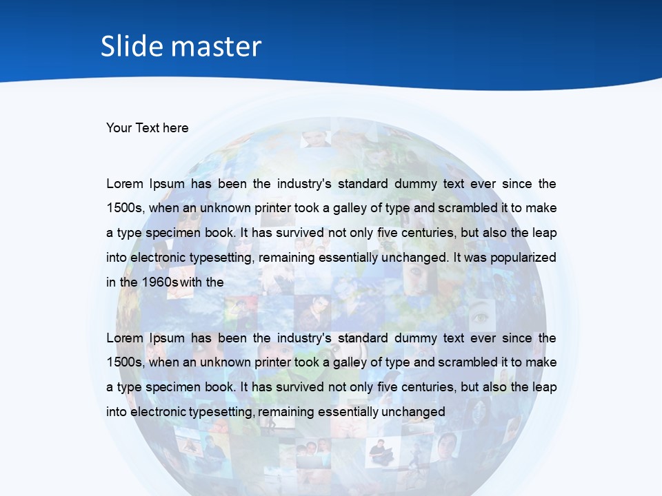 Friends Communication Map PowerPoint Template