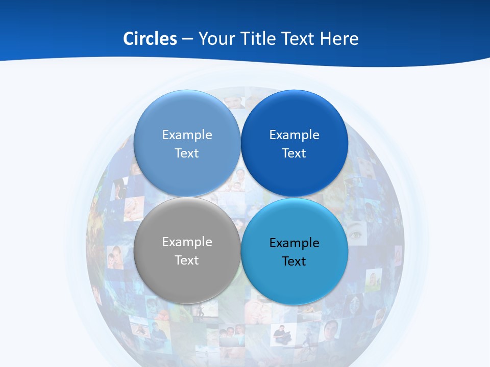 Friends Communication Map PowerPoint Template