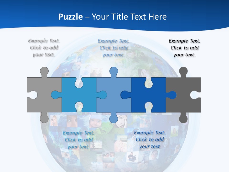 Friends Communication Map PowerPoint Template