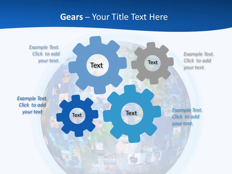 Friends Communication Map PowerPoint Template