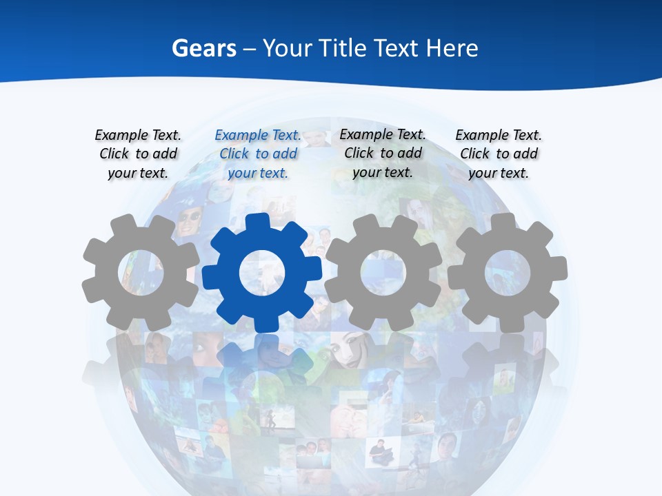 Friends Communication Map PowerPoint Template