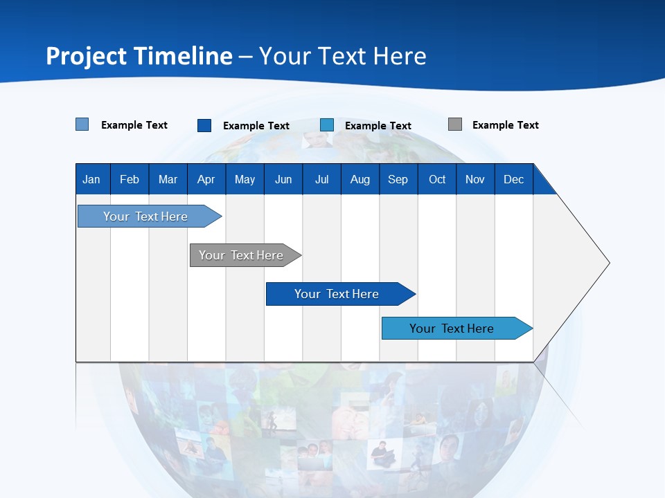 Friends Communication Map PowerPoint Template