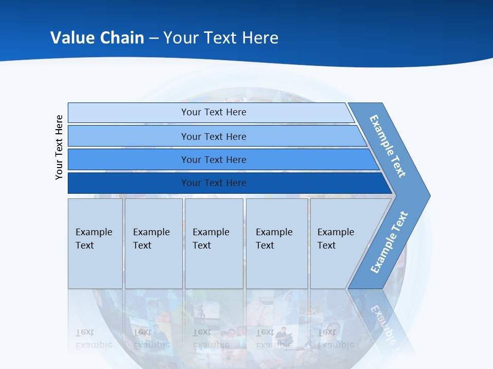 Friends Communication Map PowerPoint Template