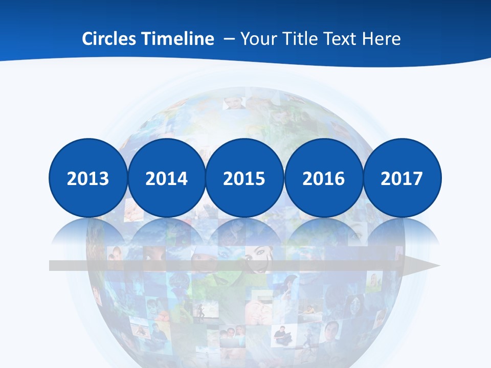 Friends Communication Map PowerPoint Template