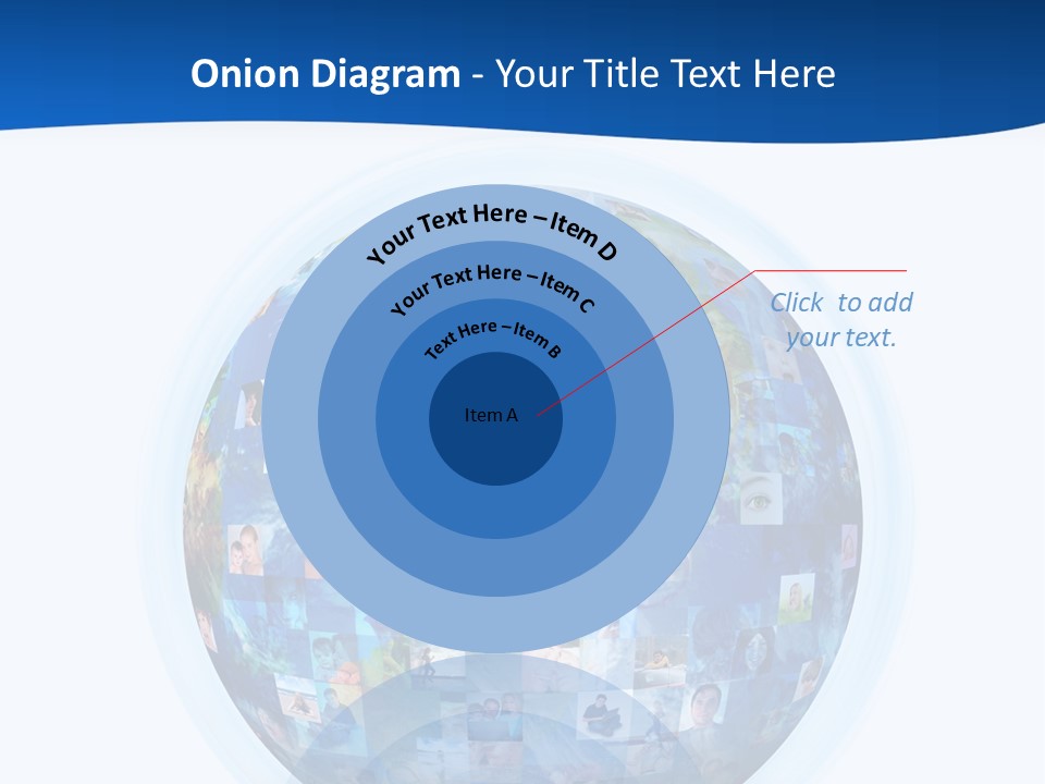 Friends Communication Map PowerPoint Template