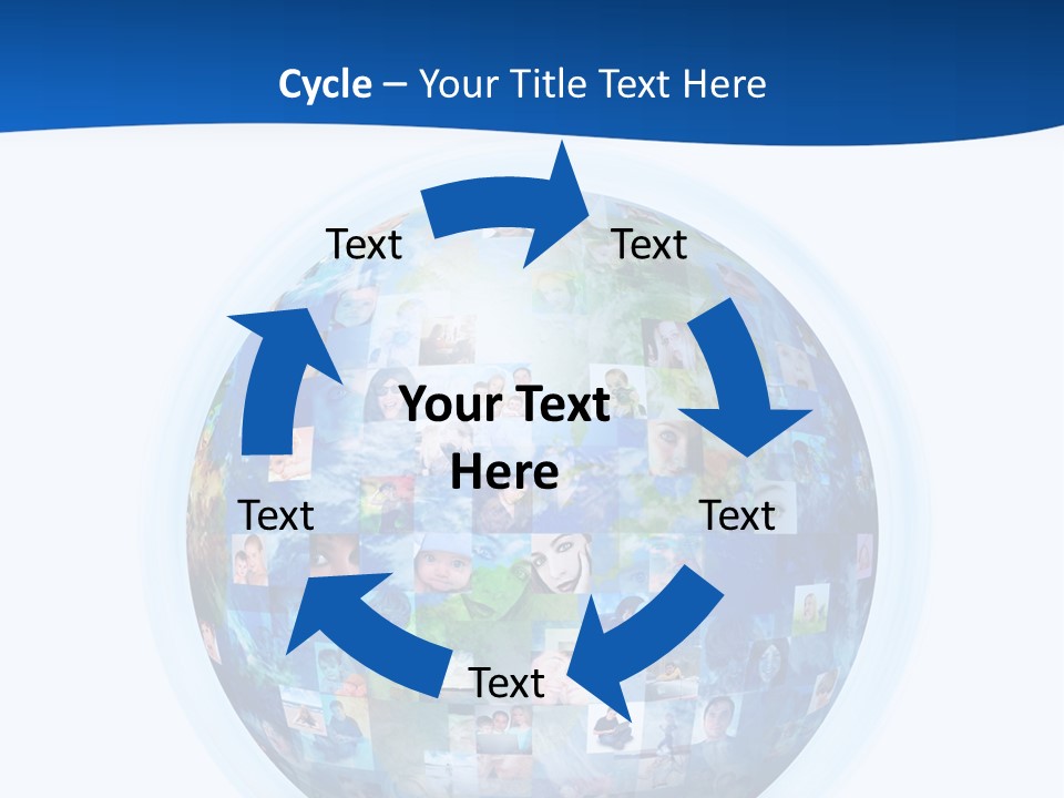 Friends Communication Map PowerPoint Template