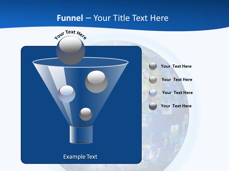 Friends Communication Map PowerPoint Template