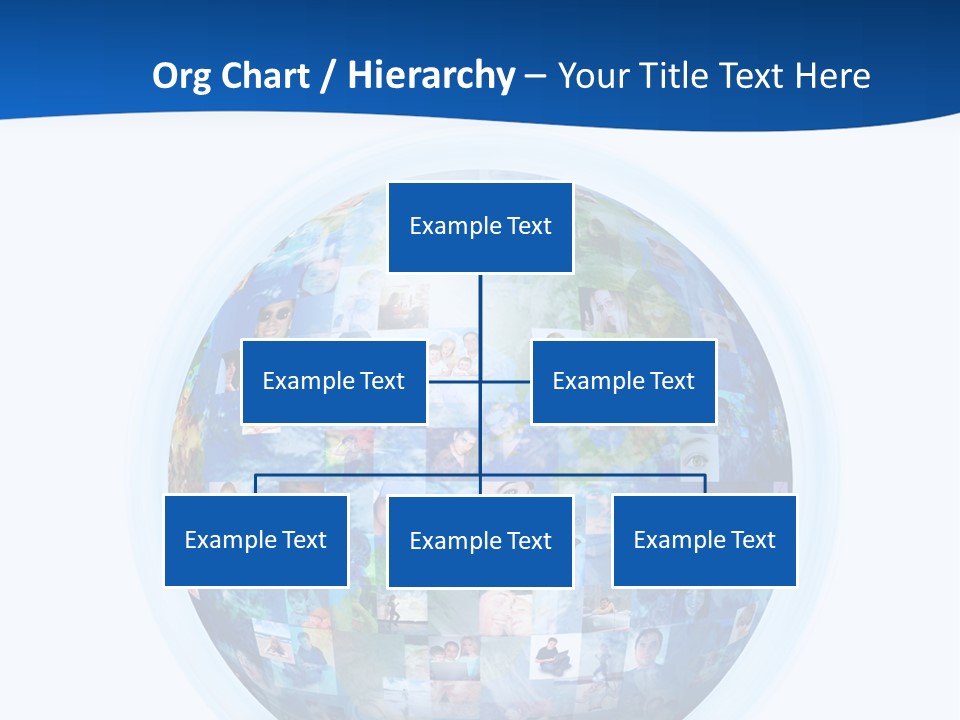 Friends Communication Map PowerPoint Template