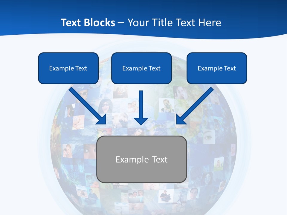 Friends Communication Map PowerPoint Template