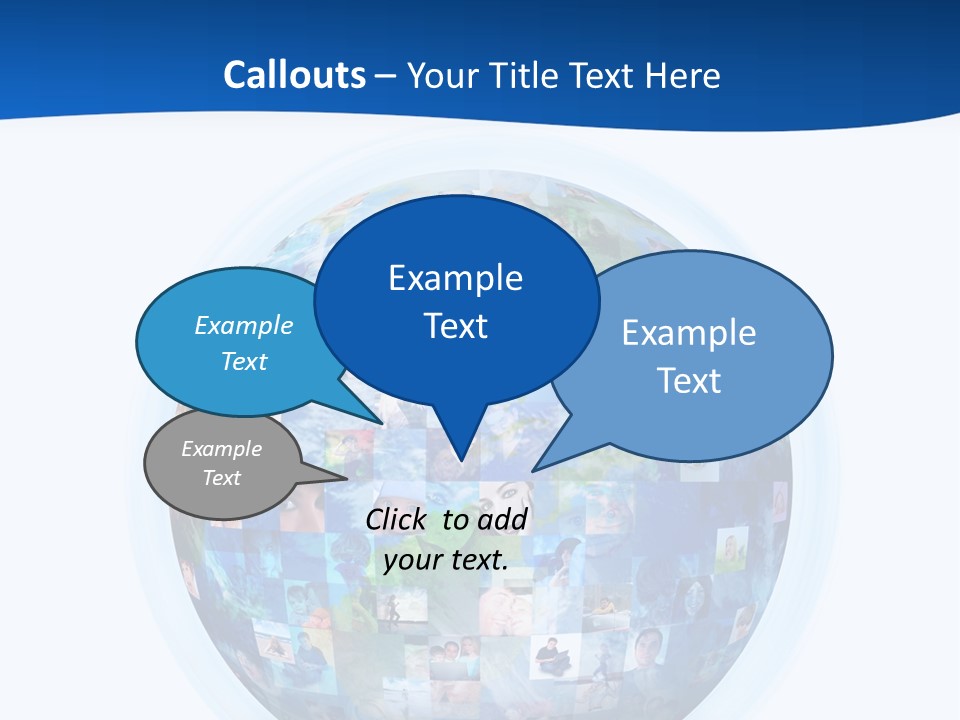 Friends Communication Map PowerPoint Template