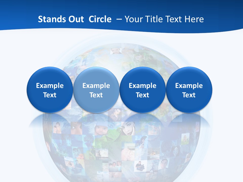 Friends Communication Map PowerPoint Template