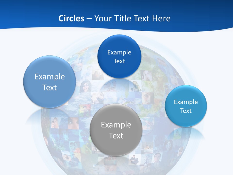 Friends Communication Map PowerPoint Template