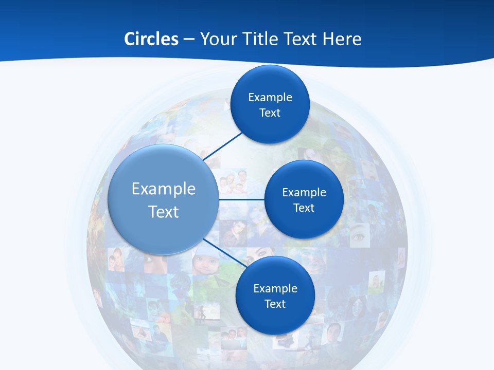 Friends Communication Map PowerPoint Template
