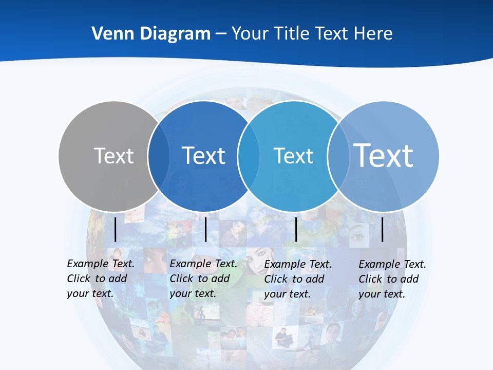 Friends Communication Map PowerPoint Template