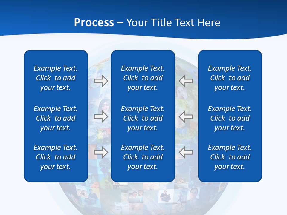 Friends Communication Map PowerPoint Template