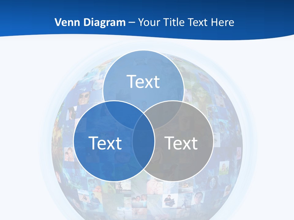 Friends Communication Map PowerPoint Template