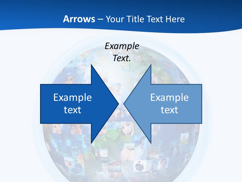 Friends Communication Map PowerPoint Template