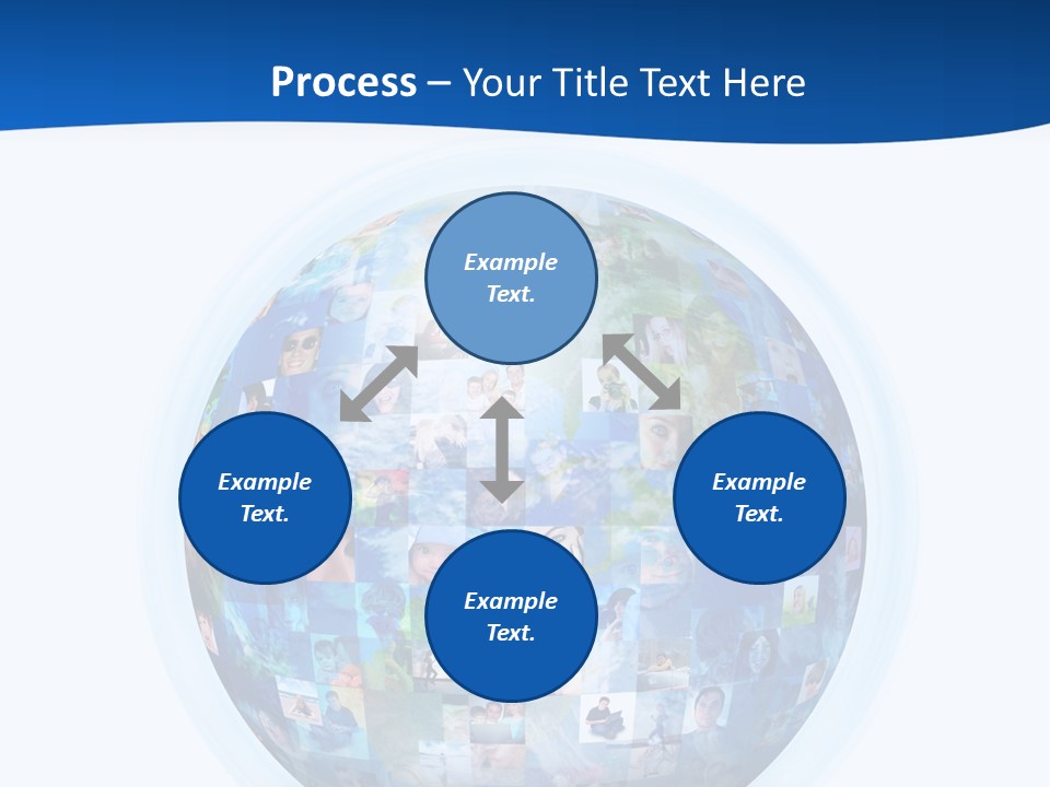 Friends Communication Map PowerPoint Template