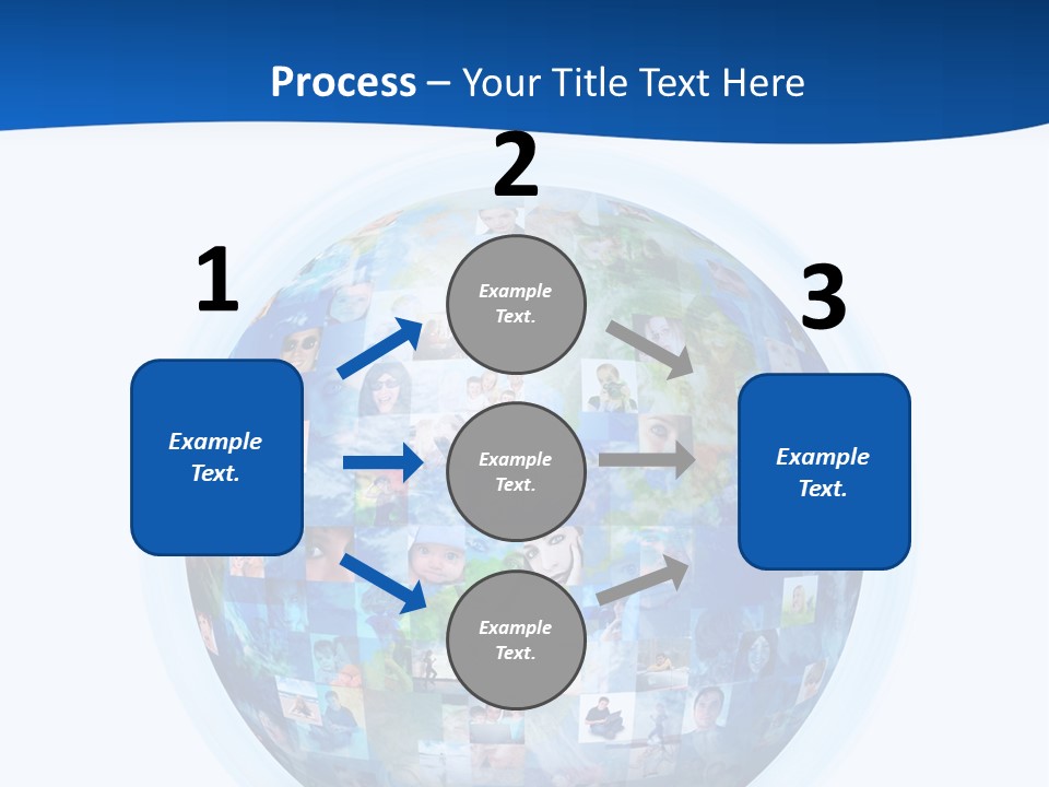 Friends Communication Map PowerPoint Template