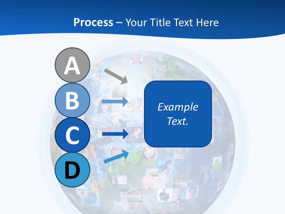 Friends Communication Map PowerPoint Template