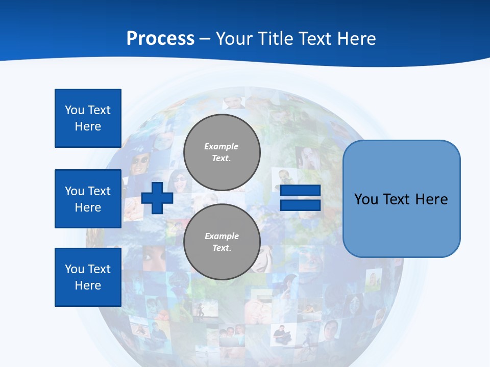 Friends Communication Map PowerPoint Template